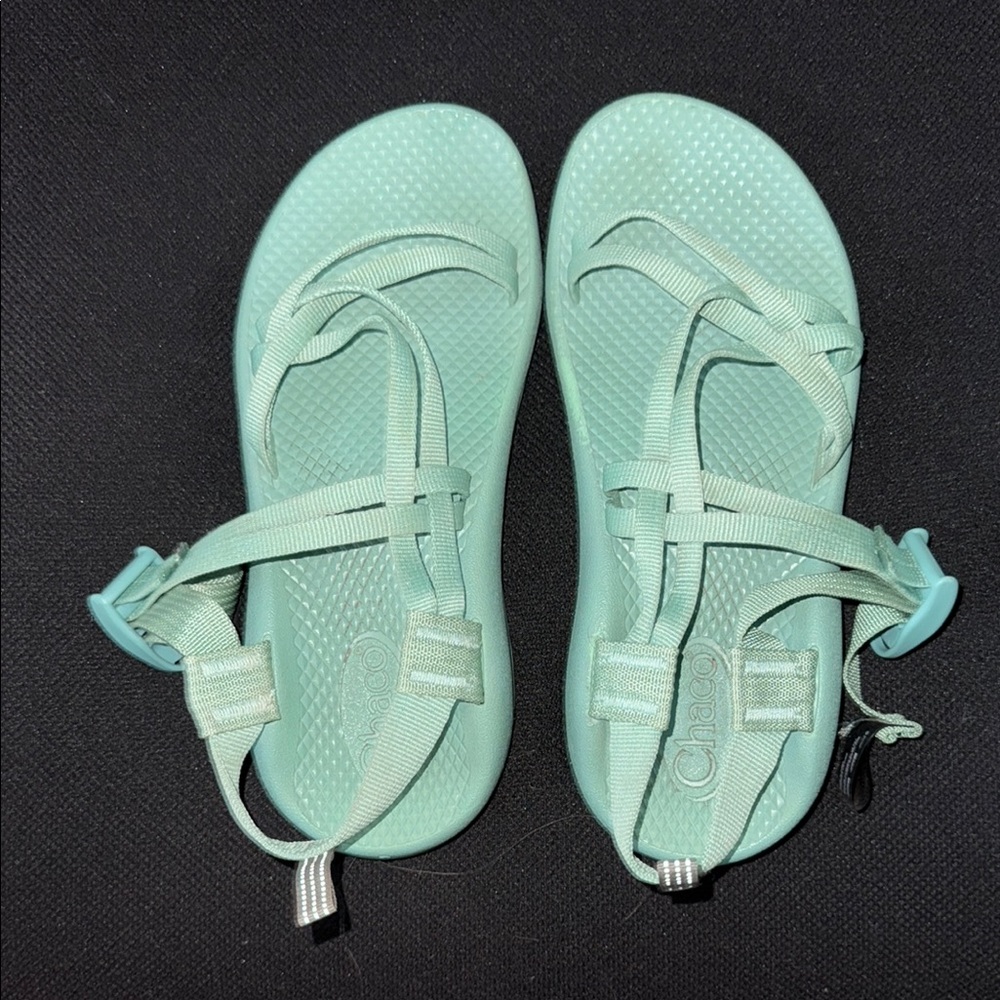Chaco Green Sandals with Adjustable Straps